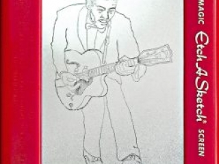 Jeff Gagliardi Etch-A-Sketches - Chuck Berry
