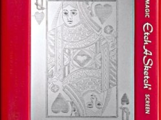 Jeff  Gagliardi Etch-A-Sketches - Queen of Hearts