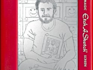 Jeff  Gagliardi Etch-A-Sketches - Self Portrait